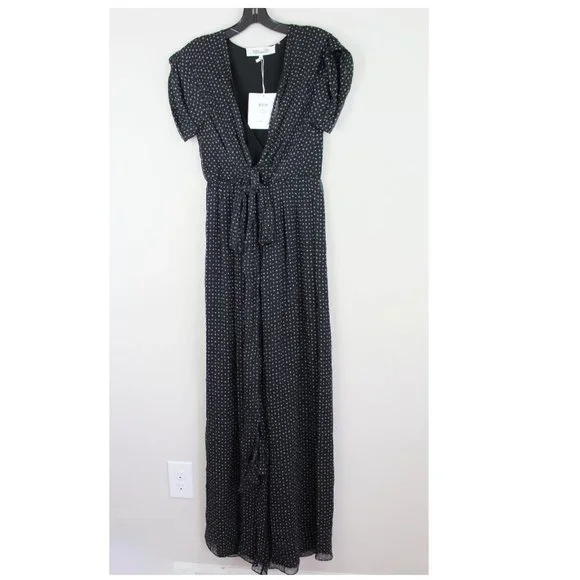 NWT Diane von Furstenberg DVF Silk Jumpsuit– Wide Leg, Elegant Evening & Event